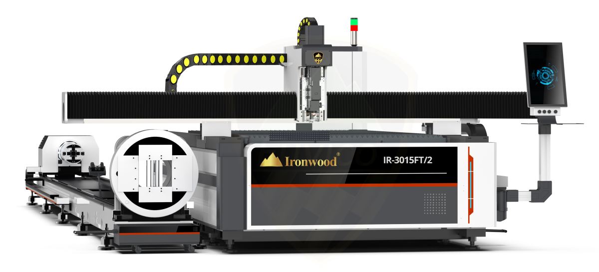COMBO MÁY CẮT LASER FIBER CNC 1500X3000MM KẾT HỢP CẮT ỐNG / HỘP / TẤM (2000W)