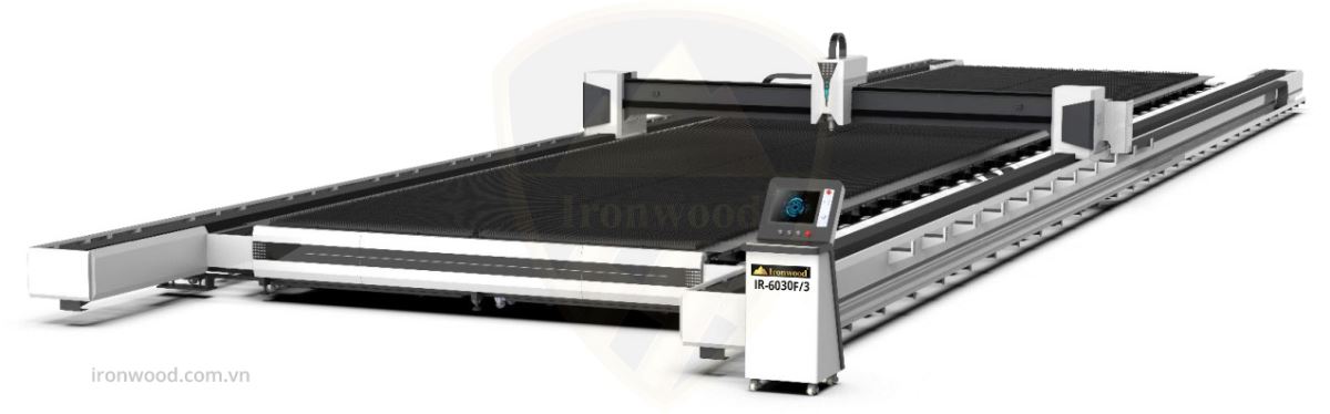 MÁY CẮT LASER FIBER CNC  TẮT TẤM KHỔ LỚN 6000X3000MM (3Kw)