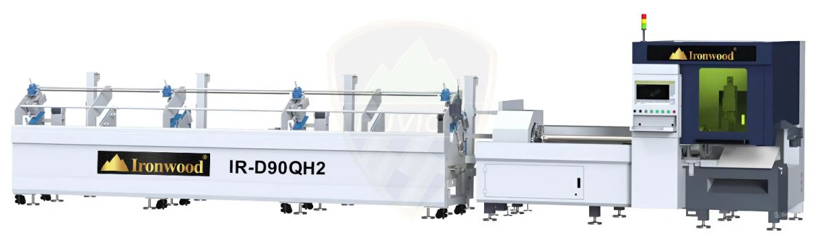 MÁY CẮT ỐNG CNC LASER 2000W TỰ ĐỘNG HOÁ NẠP PHÔI IR-D90QH2