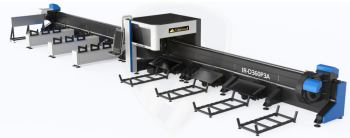 MÁY LASER FIBER CNC CẮT THÉP HÌNH 3 Trục tải nặng Nạp phôi tự động